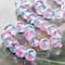 12 Pack: Pink & Blue Crackle Glass Round Beads, 8mm by Bead Landing™